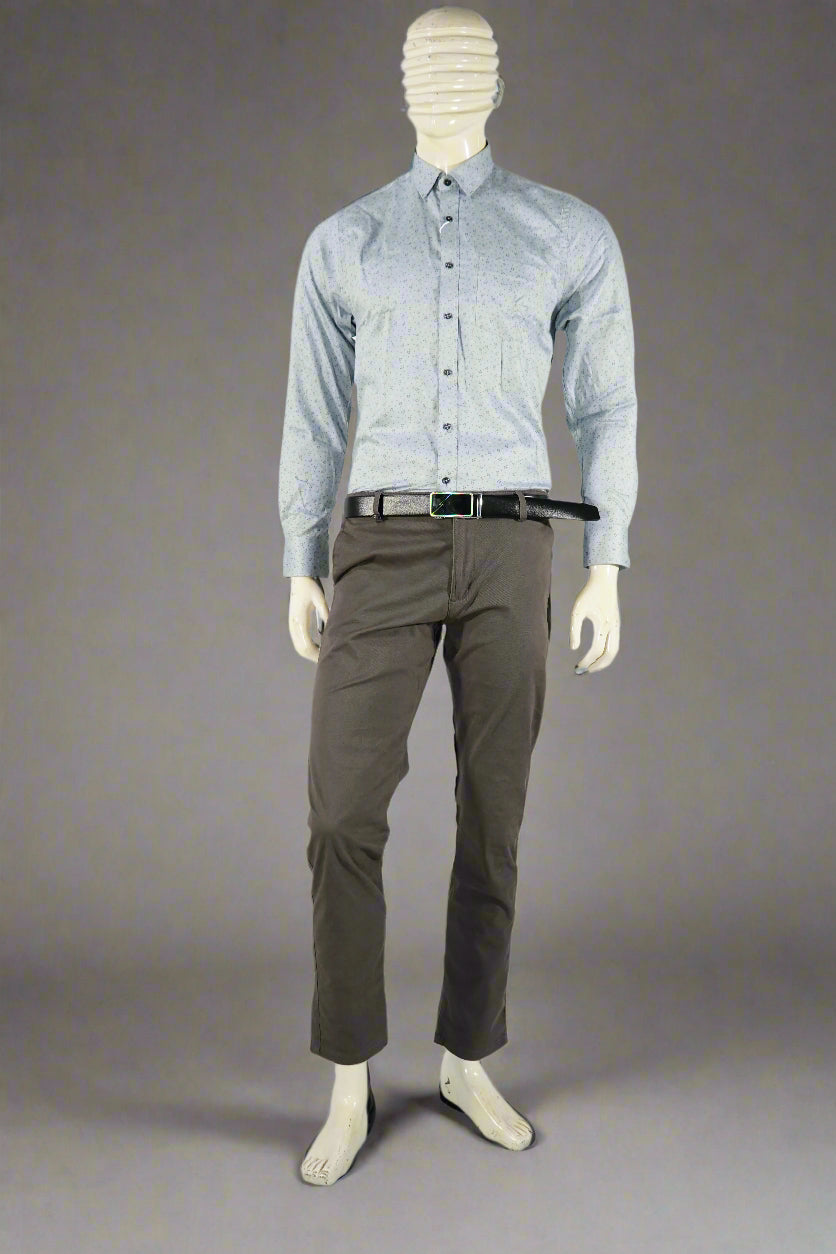 Light Blue Men Shirt