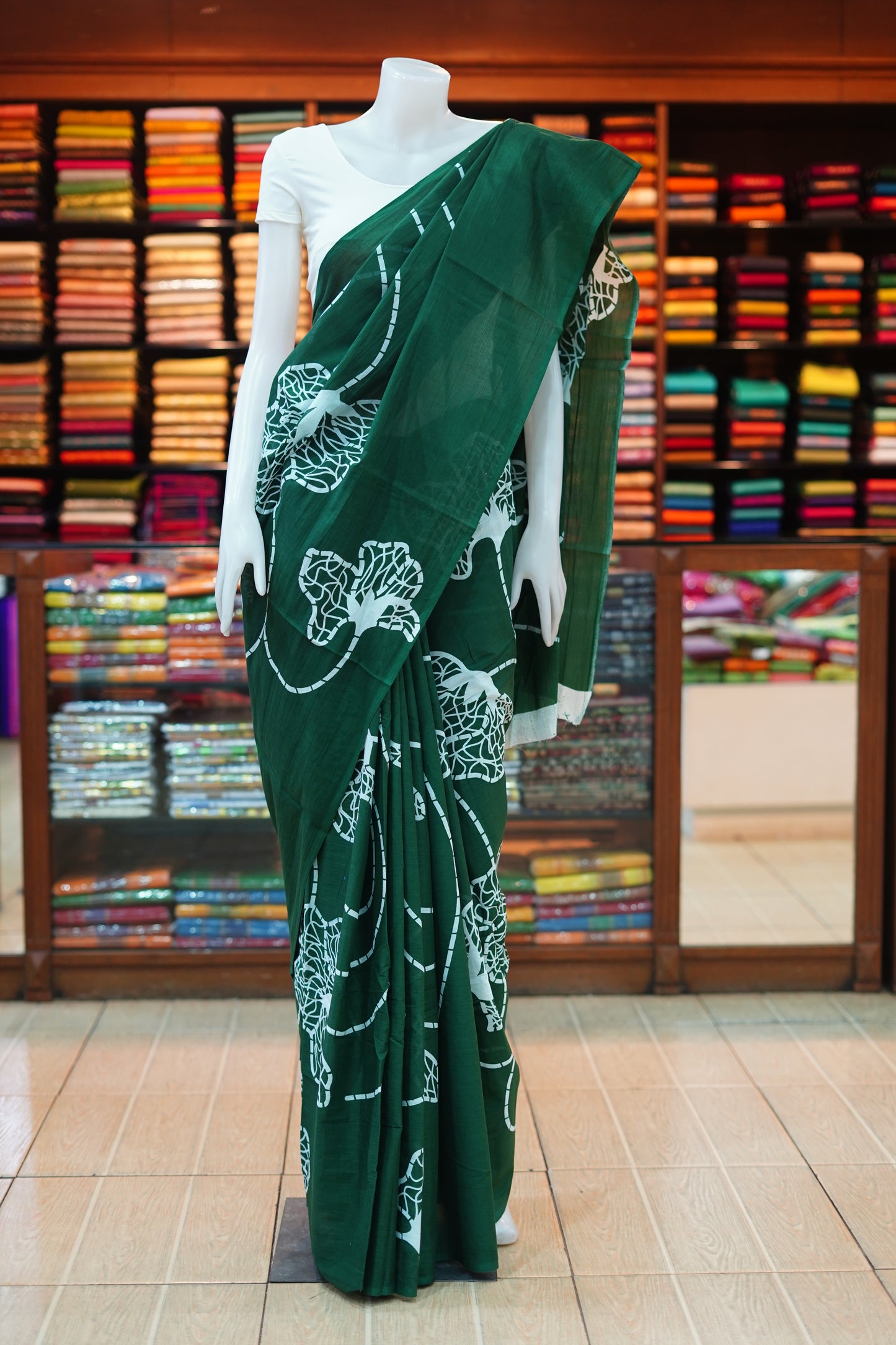 Cotton bathik saree