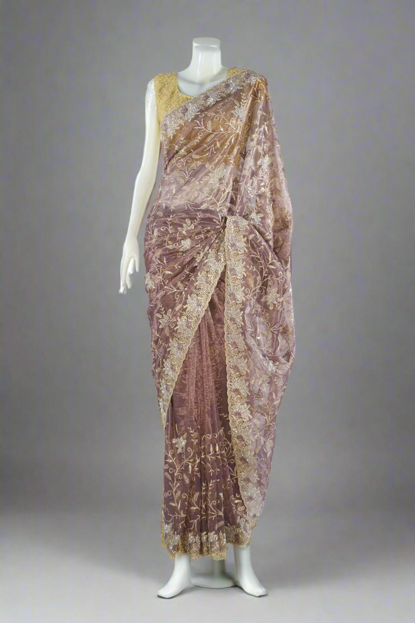 Women Dhum Net Saree 0001