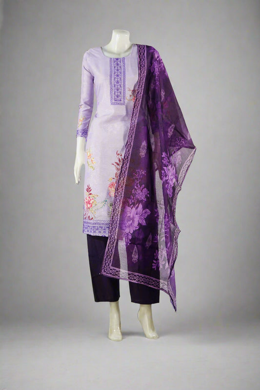 Straight Cut Digital Print Shalwar