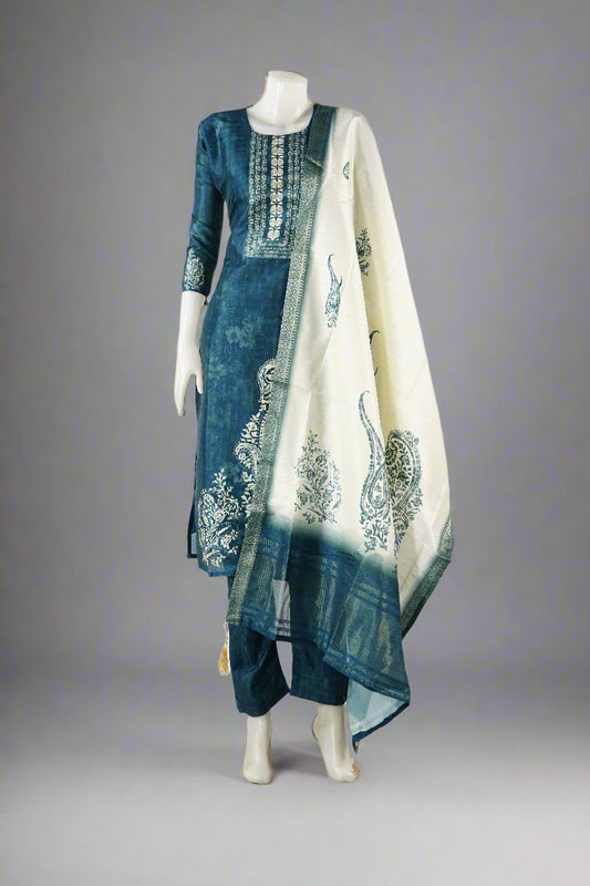 Straight cut digital Print Shalwar