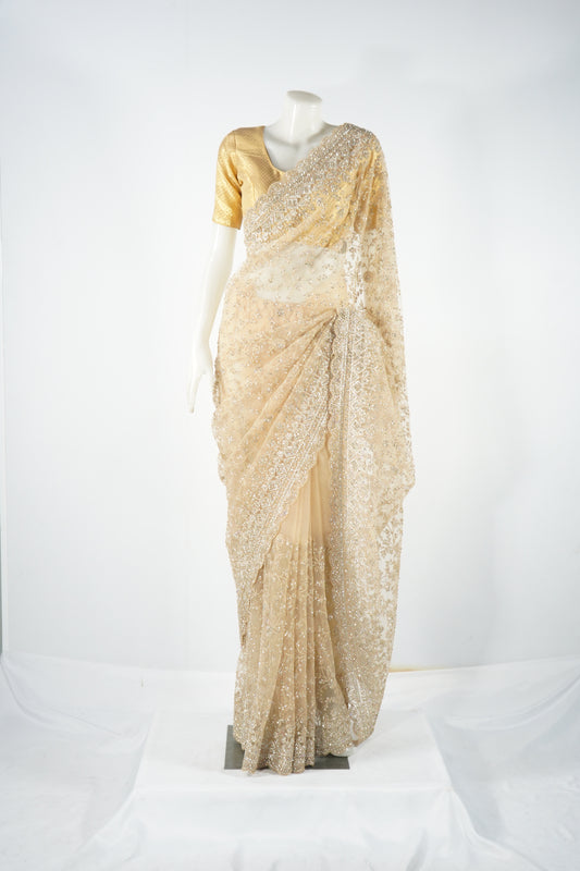 Dom Net Fancy Saree